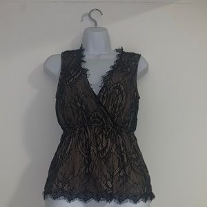 Black Laced Top